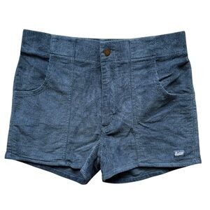 Men's Blue Corduroy Shorts